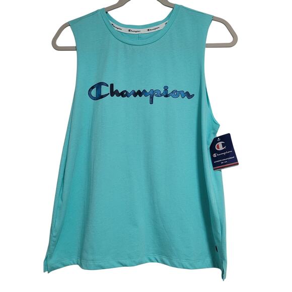 NWT Champion Light Sea Green Muscle Tank Size Large - Picture 1 of 6